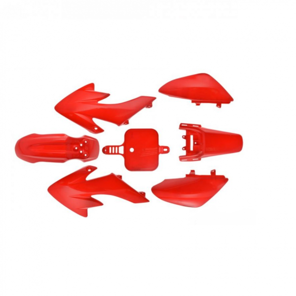 pitbike CRF50 kappenset rood