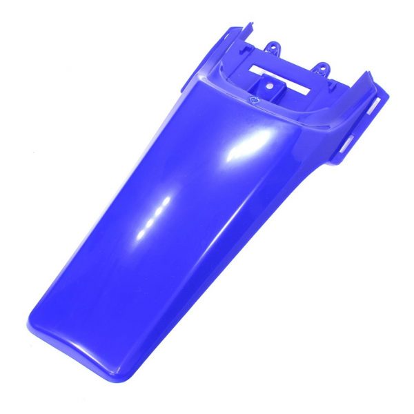 Pitbike Dirtbike achterspatbord lang blauw