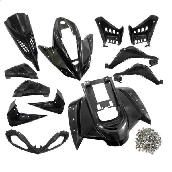 Quad 110 125cc kappenset zwart