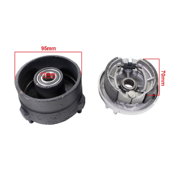 Quad ATV wielnaaf met trommelrem links 1