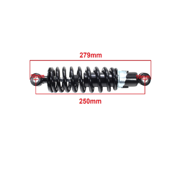 Quad ATv voorschokbreker 250mm zwart