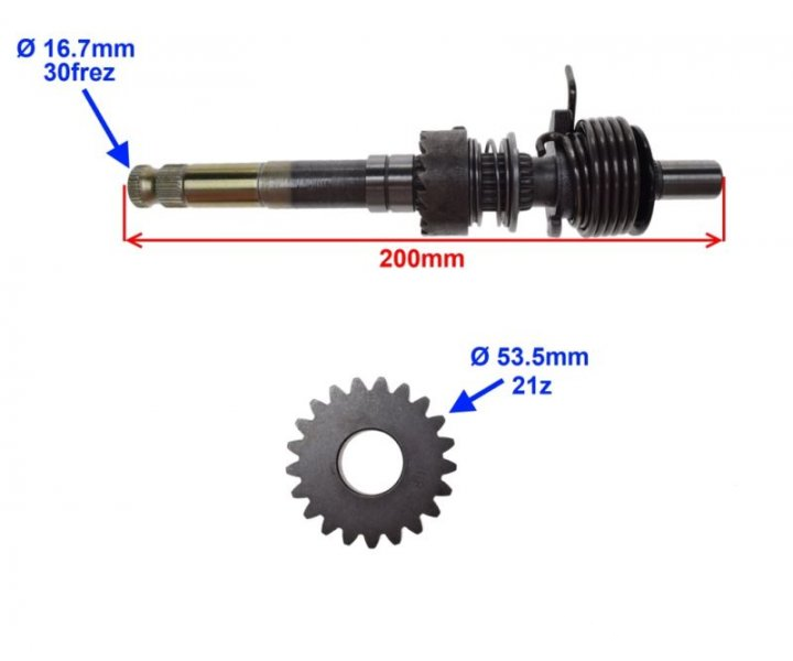 YX140cc kickstartas.