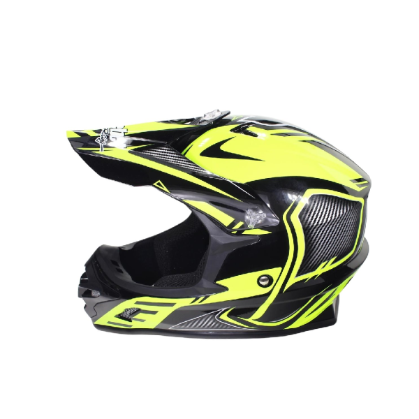 safebet enduro kinderhelm zwart geel