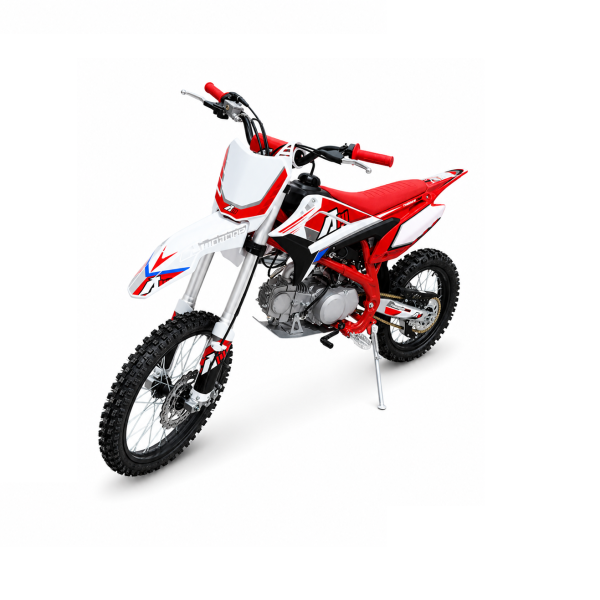 APOLLO THUNDER 125cc pitbike dirtbike rood wit 6