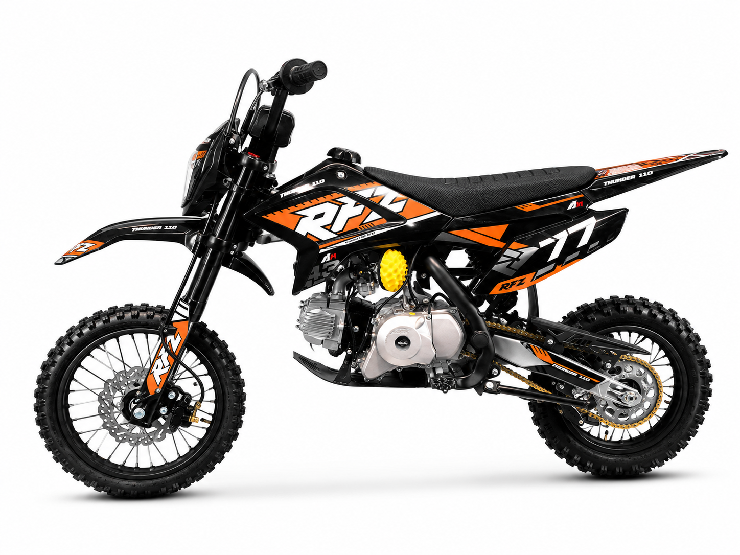 APOLLO THUNDER pitbike dirtbike 110cc oranje 01