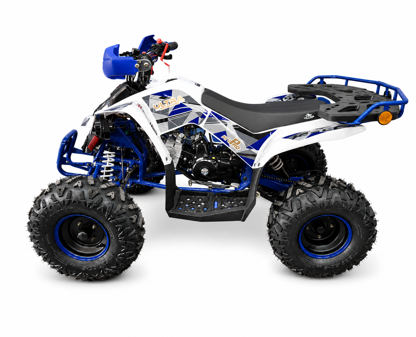 ULTRA 125cc Quad ATX125 Raptor wit blauw E