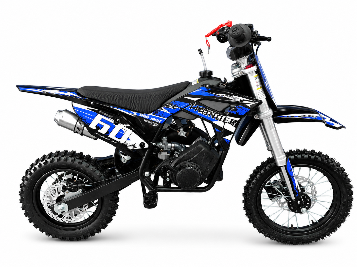 HIGHPER Thunder 60cc minicrosser blauw B