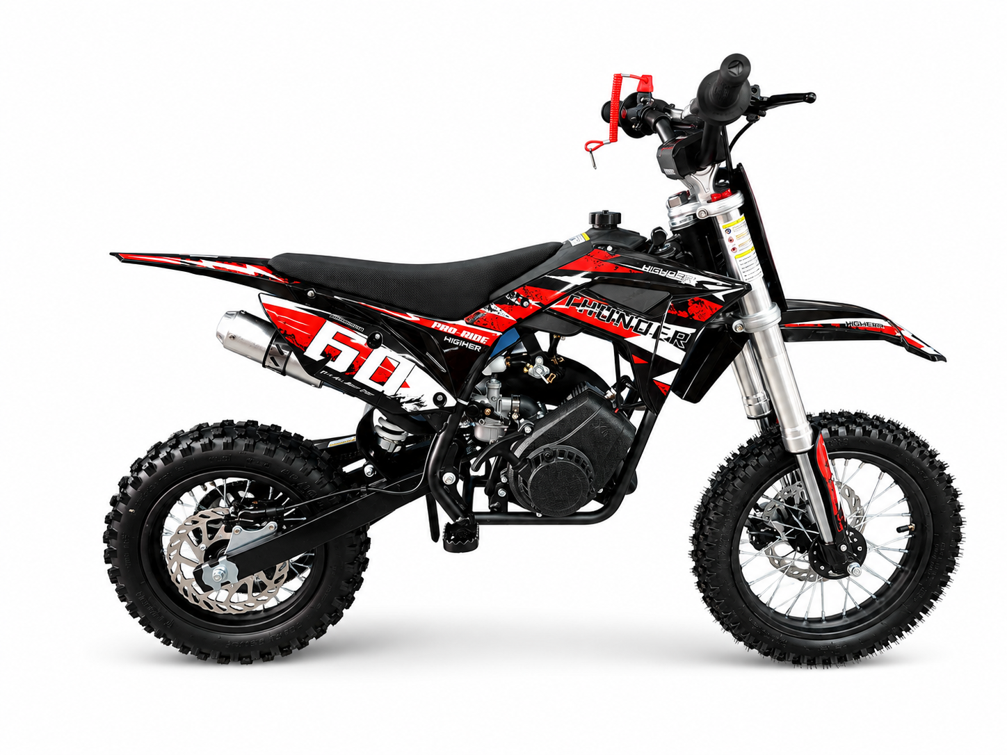 HIGHPER Thunder 60cc minicrosser rood B