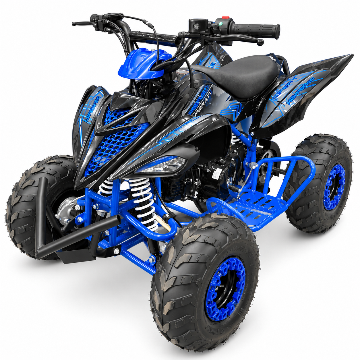 HIGHPER Quad 110cc 6 inch blauw.