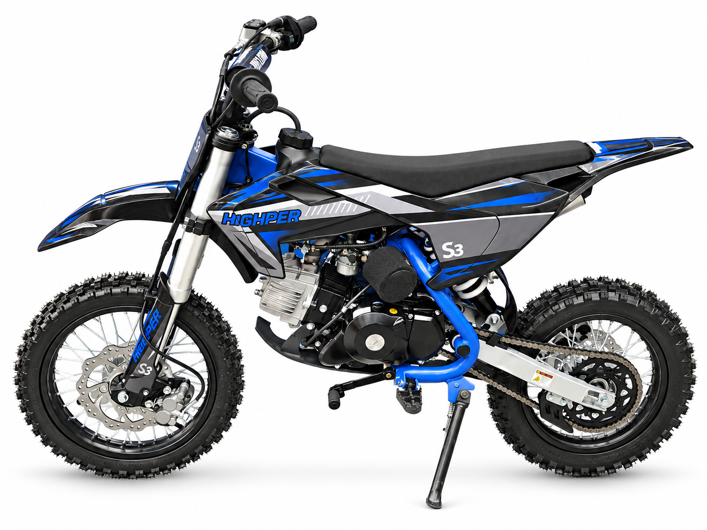 HIGHPER pitbike 606 1412 semi blauw 1.