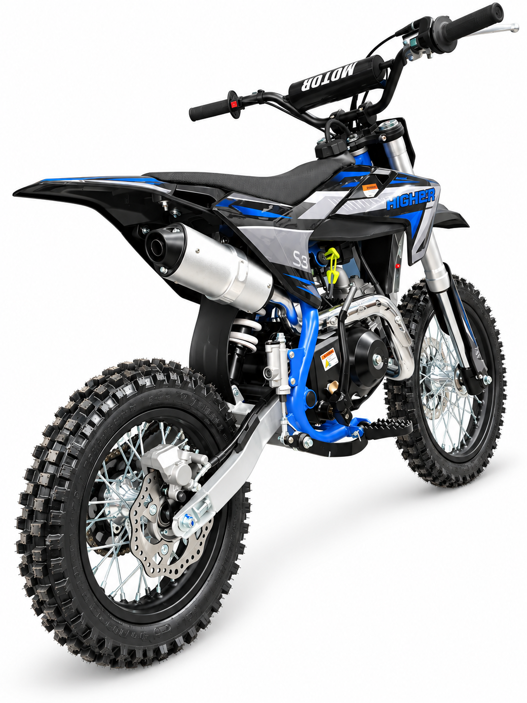 HIGHPER pitbike 606 1412 semi blauw 4.