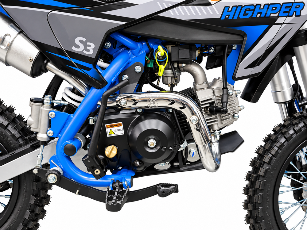 HIGHPER pitbike 606 1412 semi blauw 5.