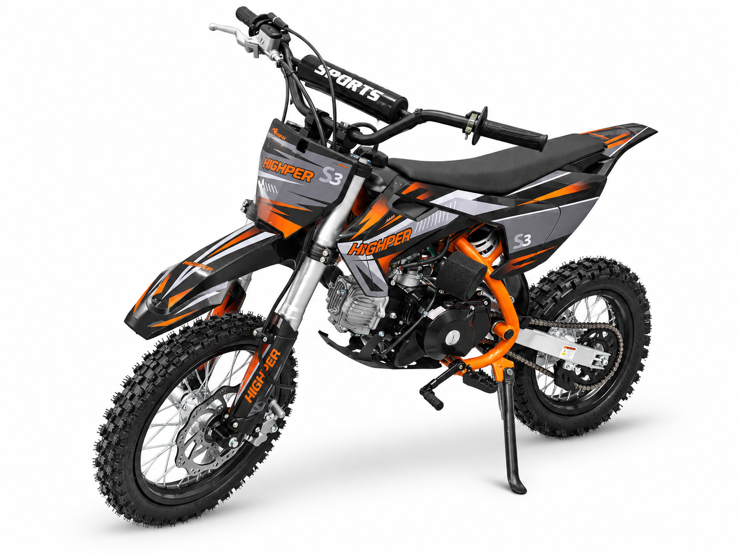HIGHPER pitbike 606 1412 semi oranje