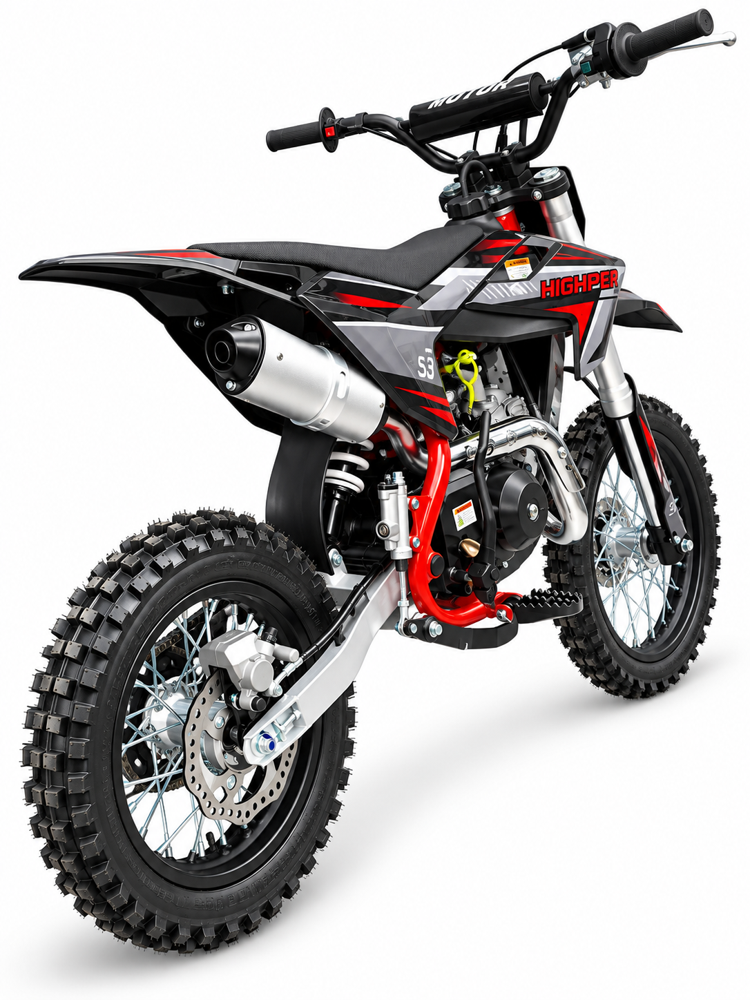 HIGHPER pitbike 606 1412 semi rood 3.